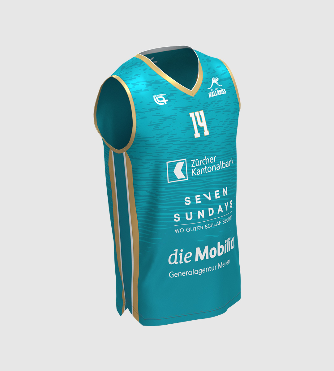 Wallabies - Kids Competition Reversible Shirt